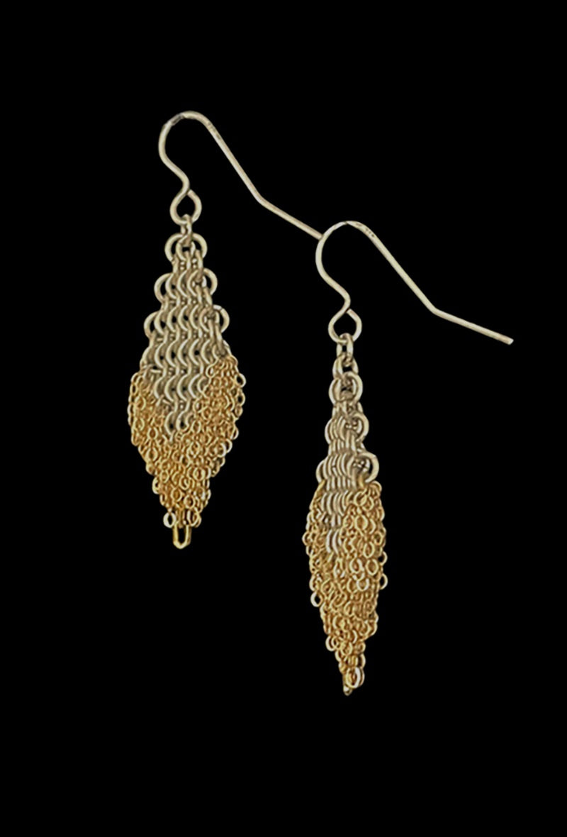 Gold Fringe Earrings - Sm